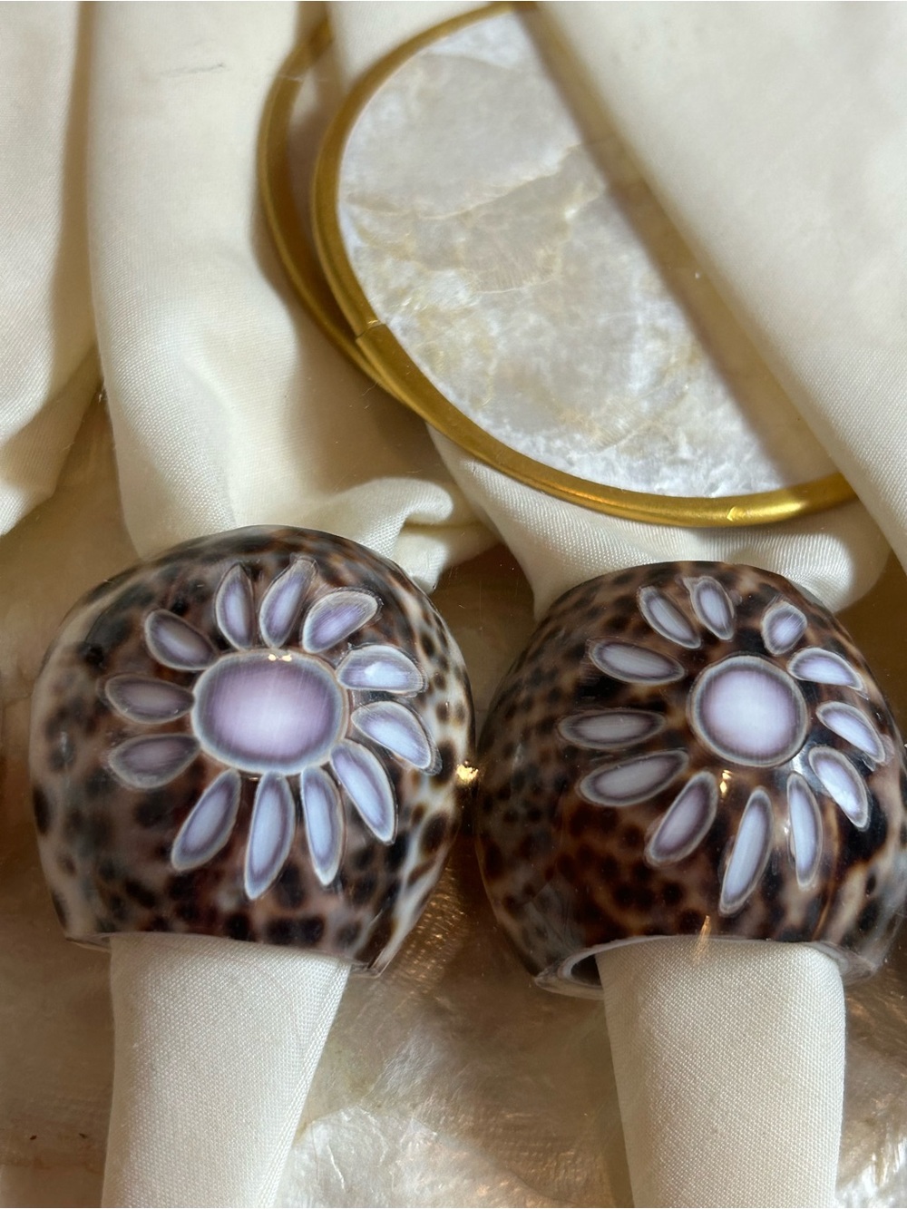 Capiz Shell Table Setting Set - Picture 6 of 9